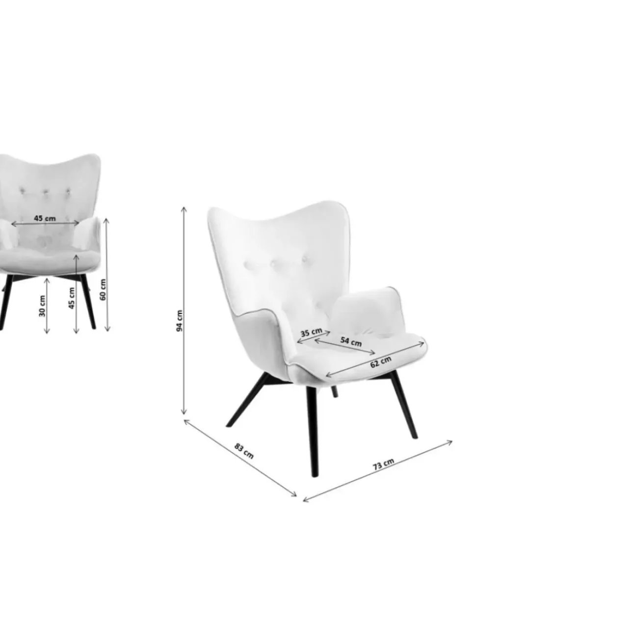 Sessel|KARE Design Sessel Vicky Grau