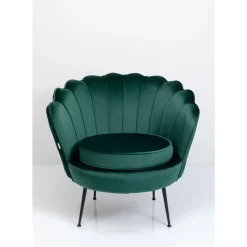 Sessel|KARE Design Sessel Water Lily Black Dunkelgrun