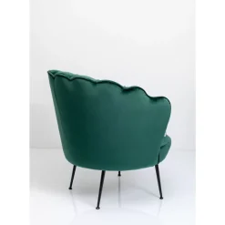Sessel|KARE Design Sessel Water Lily Black Dunkelgrun