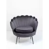 Sessel|KARE Design Sessel Water Lily Black Grau