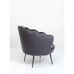 Sessel|KARE Design Sessel Water Lily Black Grau