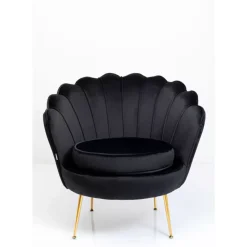 Sessel|KARE Design Sessel Water Lily Gold Schwarz