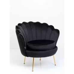Sessel|KARE Design Sessel Water Lily Gold Schwarz