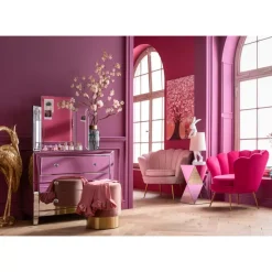 Sessel|KARE Design Sessel Water Lily Rosa