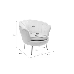 Sessel|KARE Design Sessel Water Lily Rosa