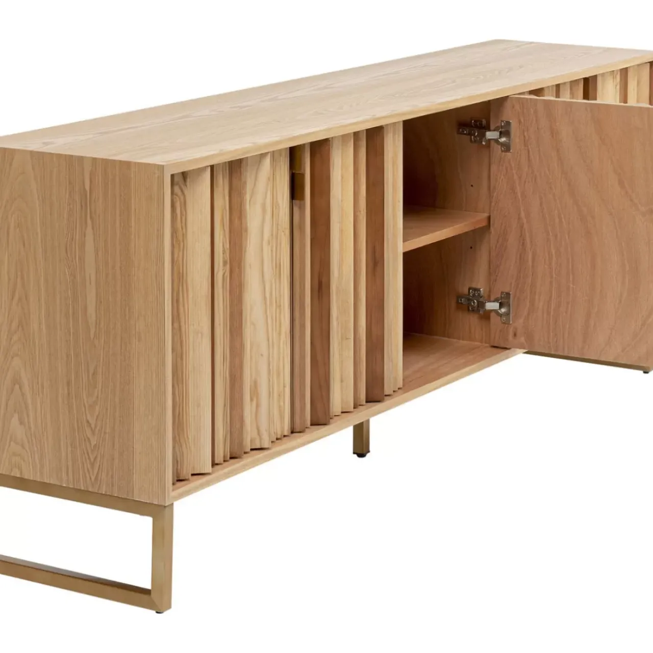 Kommoden & Sideboards|KARE Design Sideboard Concertina Natur 186X74Cm