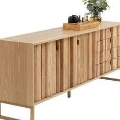 Kommoden & Sideboards|KARE Design Sideboard Concertina Natur 186X74Cm