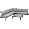 Outdoormöbel|KARE Design Sitzgruppe Holiday Schwarz (4-Tlg.)
