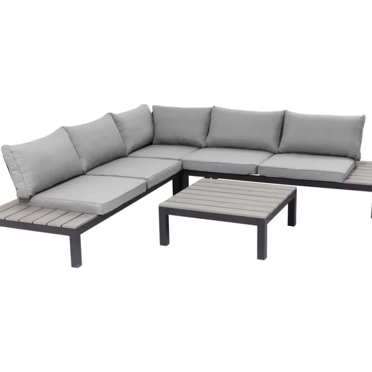 Outdoormöbel|KARE Design Sitzgruppe Holiday Schwarz (4-Tlg.)