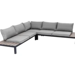 Outdoormöbel|KARE Design Sitzgruppe Holiday Schwarz (4-Tlg.)
