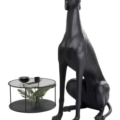 Deko & Geschenkartikel|KARE Design Skulptur Greyhound Oskar Schwarz 180Cm