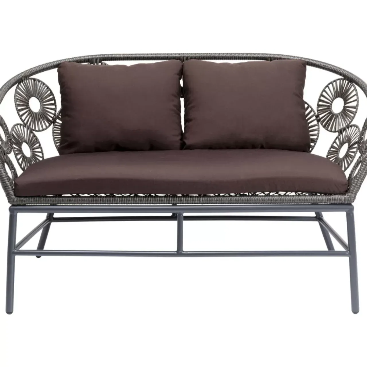 Outdoormöbel|KARE Design Sofa Ibiza Braun