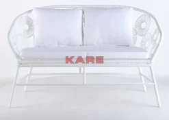 Outdoormöbel|KARE Design Sofa Ibiza Weiss