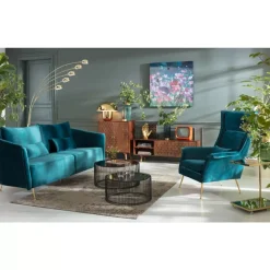 Sofas & Couches|KARE Design Sofa Vegas Forever 3-Sitzer Petrol