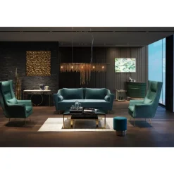 Sofas & Couches|KARE Design Sofa Vegas Forever 3-Sitzer Petrol