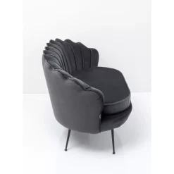 Sofas & Couches|KARE Design Sofa Water Lily 2-Sitzer Black Grau