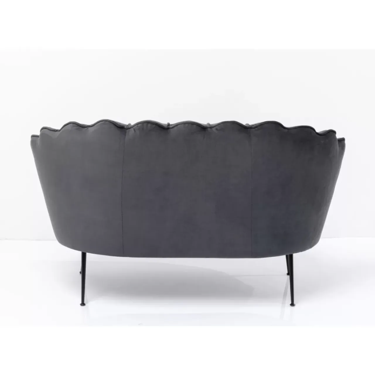 Sofas & Couches|KARE Design Sofa Water Lily 2-Sitzer Black Grau