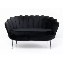 Sofas & Couches|KARE Design Sofa Water Lily 2-Sitzer Black Schwarz