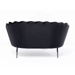 Sofas & Couches|KARE Design Sofa Water Lily 2-Sitzer Black Schwarz
