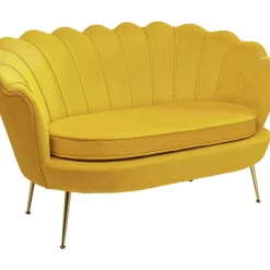 Sofas & Couches|KARE Design Sofa Water Lily 2-Sitzer Gelb 132Cm