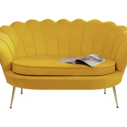 Sofas & Couches|KARE Design Sofa Water Lily 2-Sitzer Gelb 132Cm