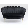 Sofas & Couches|KARE Design Sofa Water Lily 2-Sitzer Schwarz 132Cm