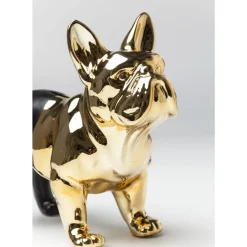 Deko & Geschenkartikel|KARE Design Spardose Bulldog Gold-Schwarz