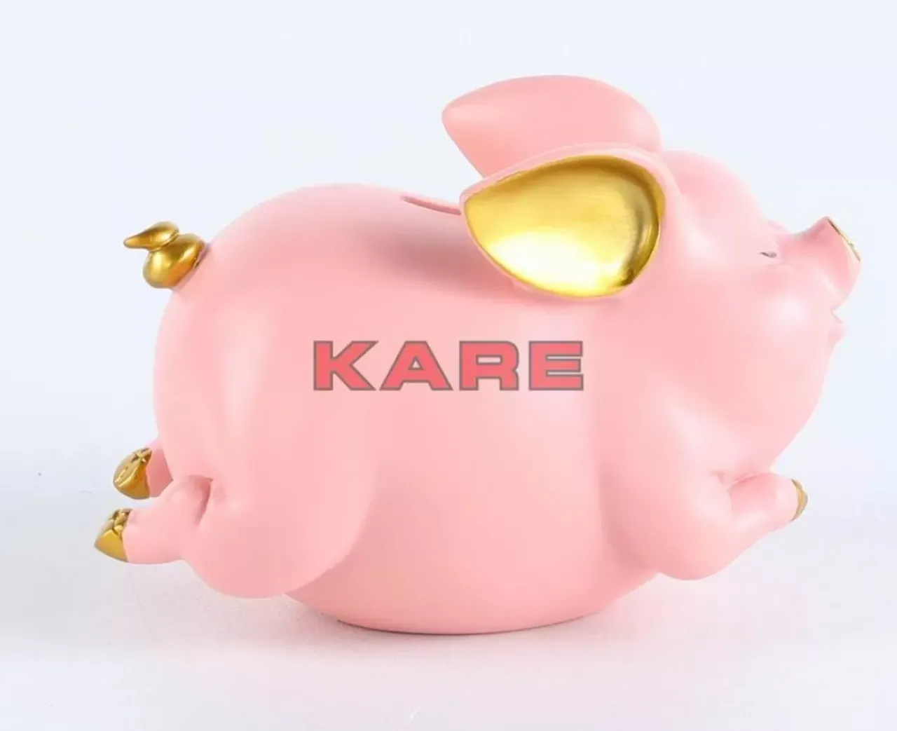 Deko & Geschenkartikel|KARE Design Spardose Happy Pig Rosa