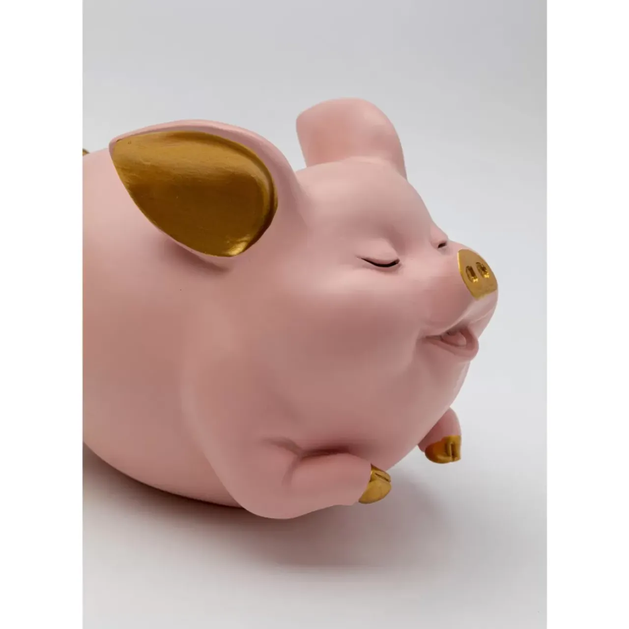 Deko & Geschenkartikel|KARE Design Spardose Happy Pig Rosa