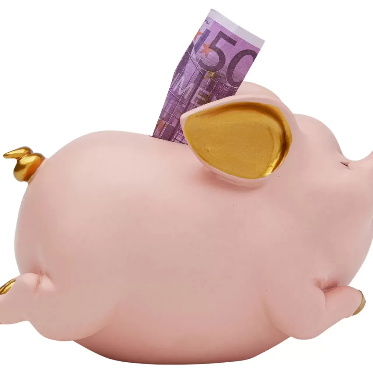 Deko & Geschenkartikel|KARE Design Spardose Happy Pig Rosa