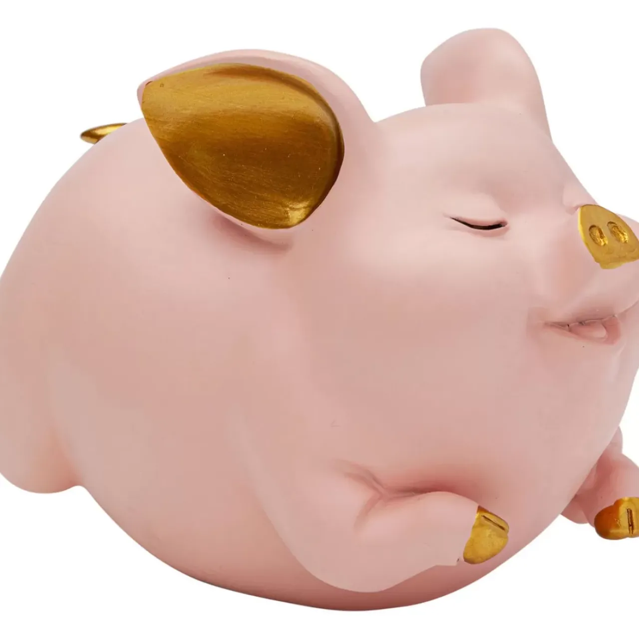 Deko & Geschenkartikel|KARE Design Spardose Happy Pig Rosa