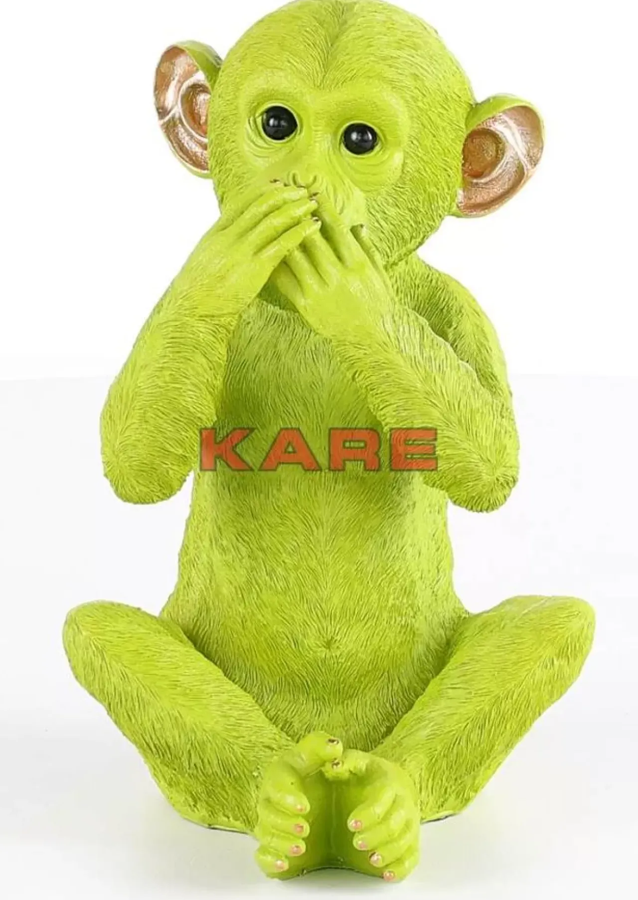 Deko & Geschenkartikel|KARE Design Spardose Monkey Iwazaru Grun