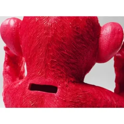 Deko & Geschenkartikel|KARE Design Spardose Monkey Kikazaru Rot
