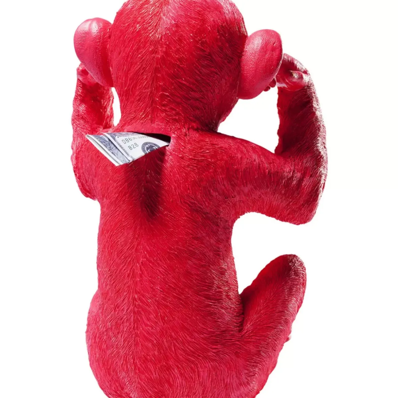 Deko & Geschenkartikel|KARE Design Spardose Monkey Kikazaru Rot