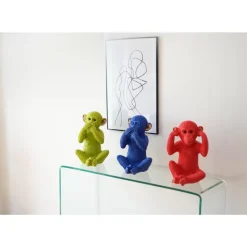 Deko & Geschenkartikel|KARE Design Spardose Monkey Kikazaru Rot