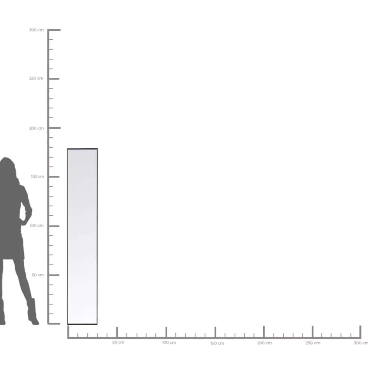 Spiegel|KARE Design Spiegel Bella 180X30Cm