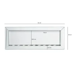 Spiegel|KARE Design Spiegel Big Beauty Candle Light 90X35