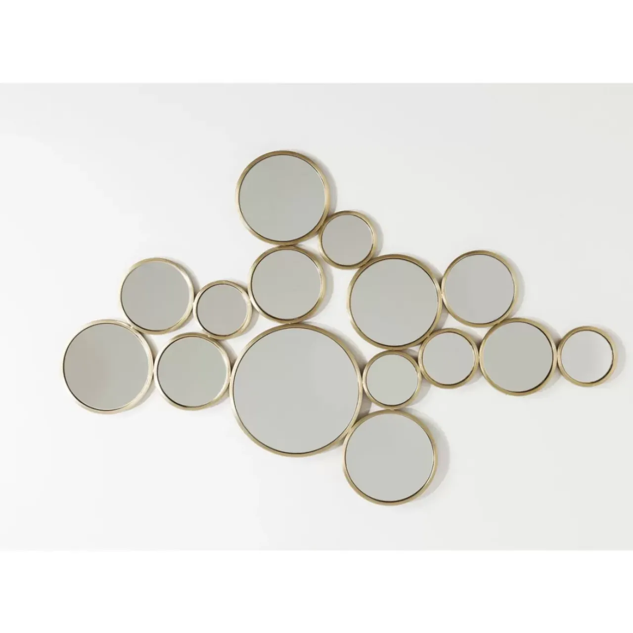 Spiegel|KARE Design Spiegel Bubbles Messing 183X93Cm