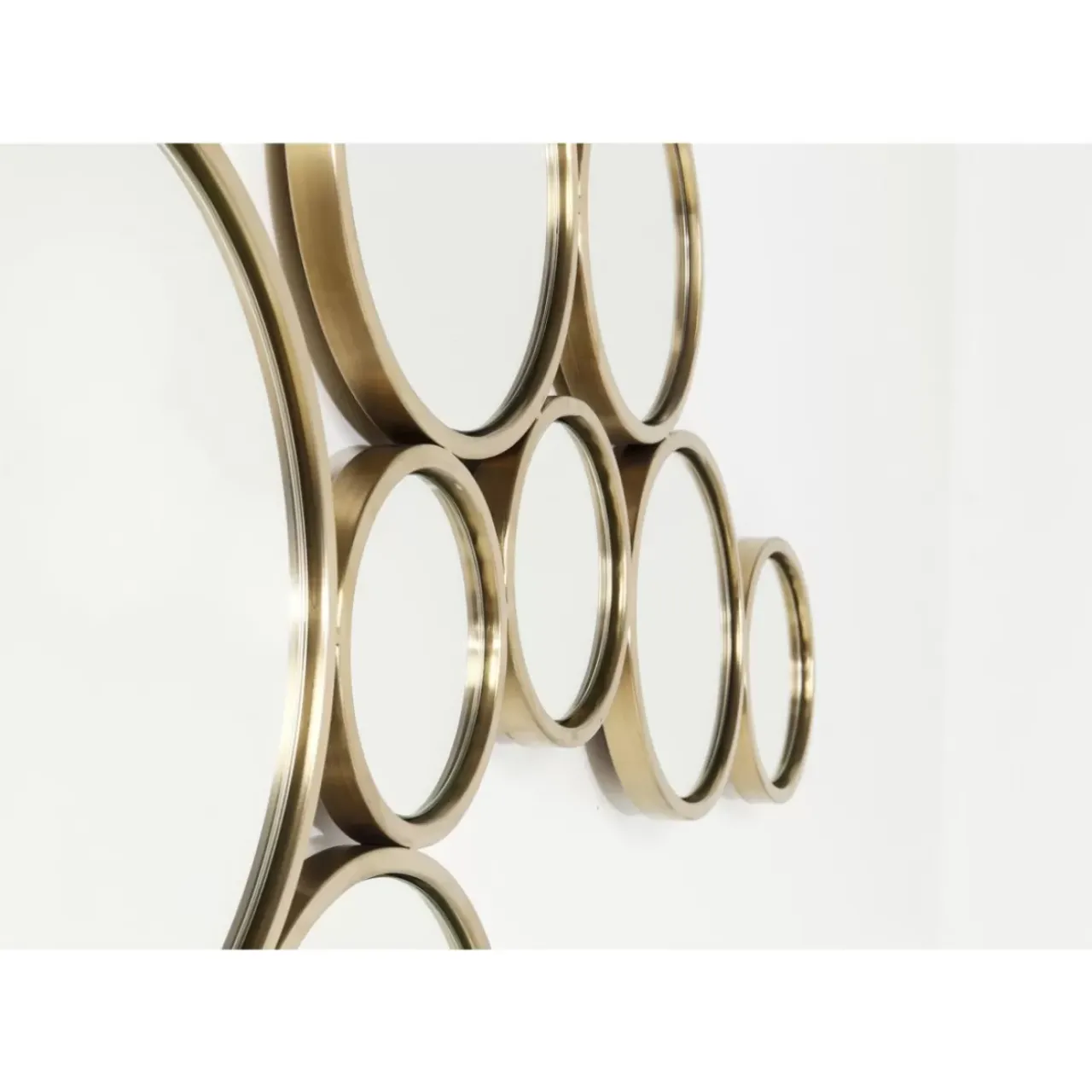 Spiegel|KARE Design Spiegel Bubbles Messing 183X93Cm