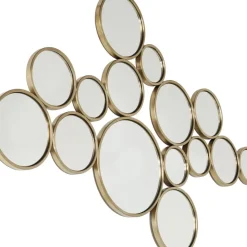 Spiegel|KARE Design Spiegel Bubbles Messing 183X93Cm