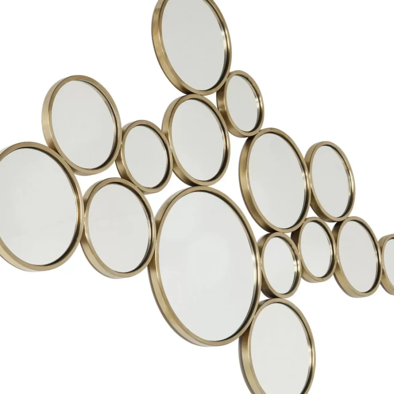 Spiegel|KARE Design Spiegel Bubbles Messing 183X93Cm
