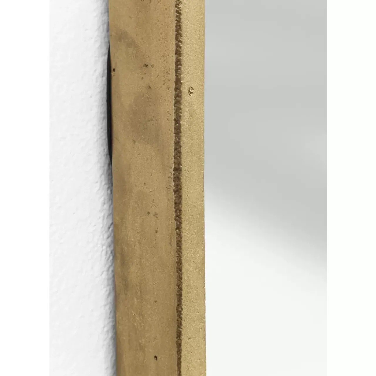 Spiegel|KARE Design Spiegel Clip Brass 32X177Cm