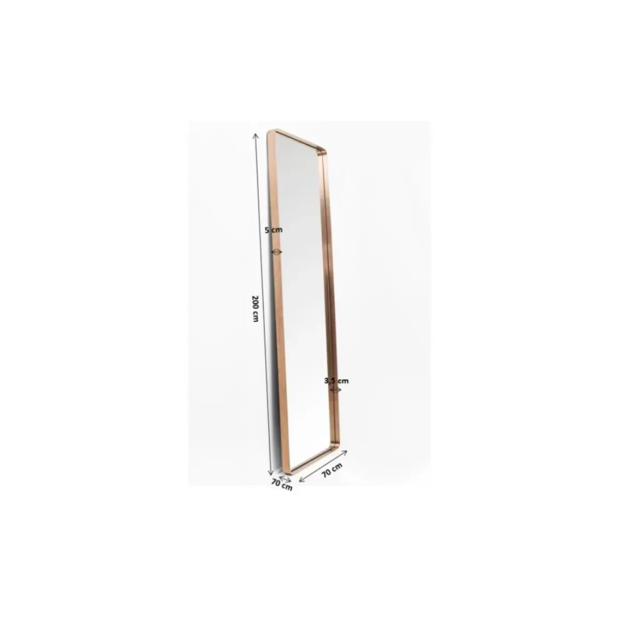 Spiegel|KARE Design Spiegel Curve Cobre 70X200Cm