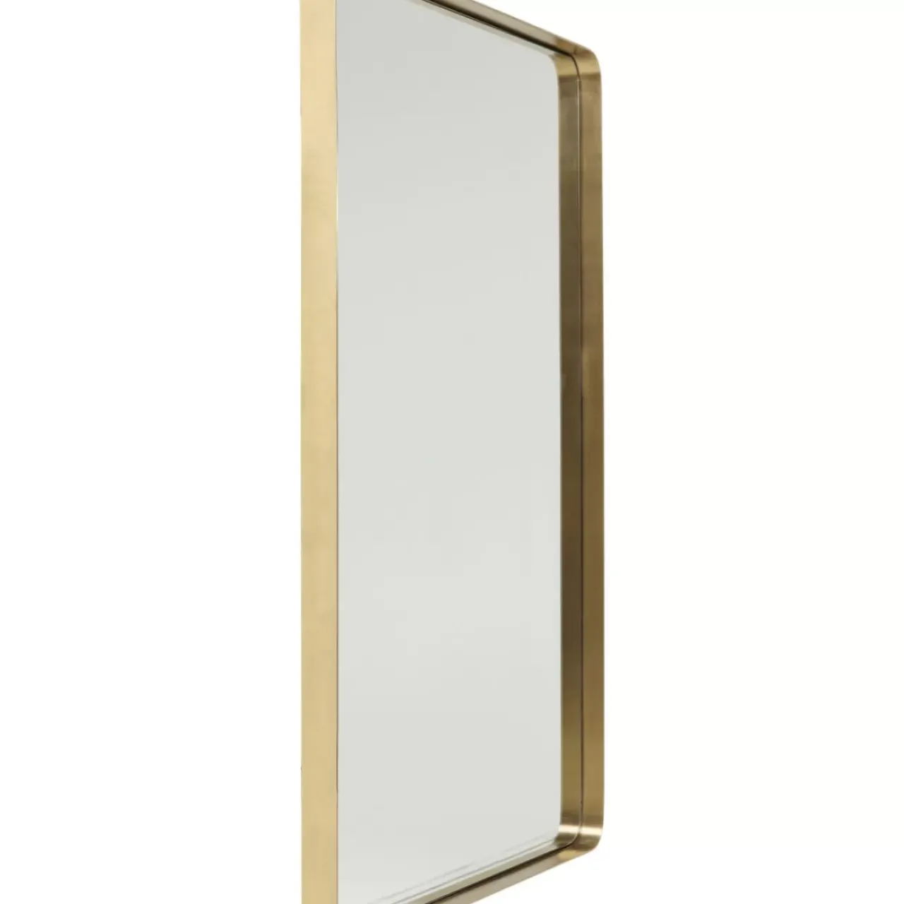 Spiegel|KARE Design Spiegel Curve Rectangular Brass 80X120Cm