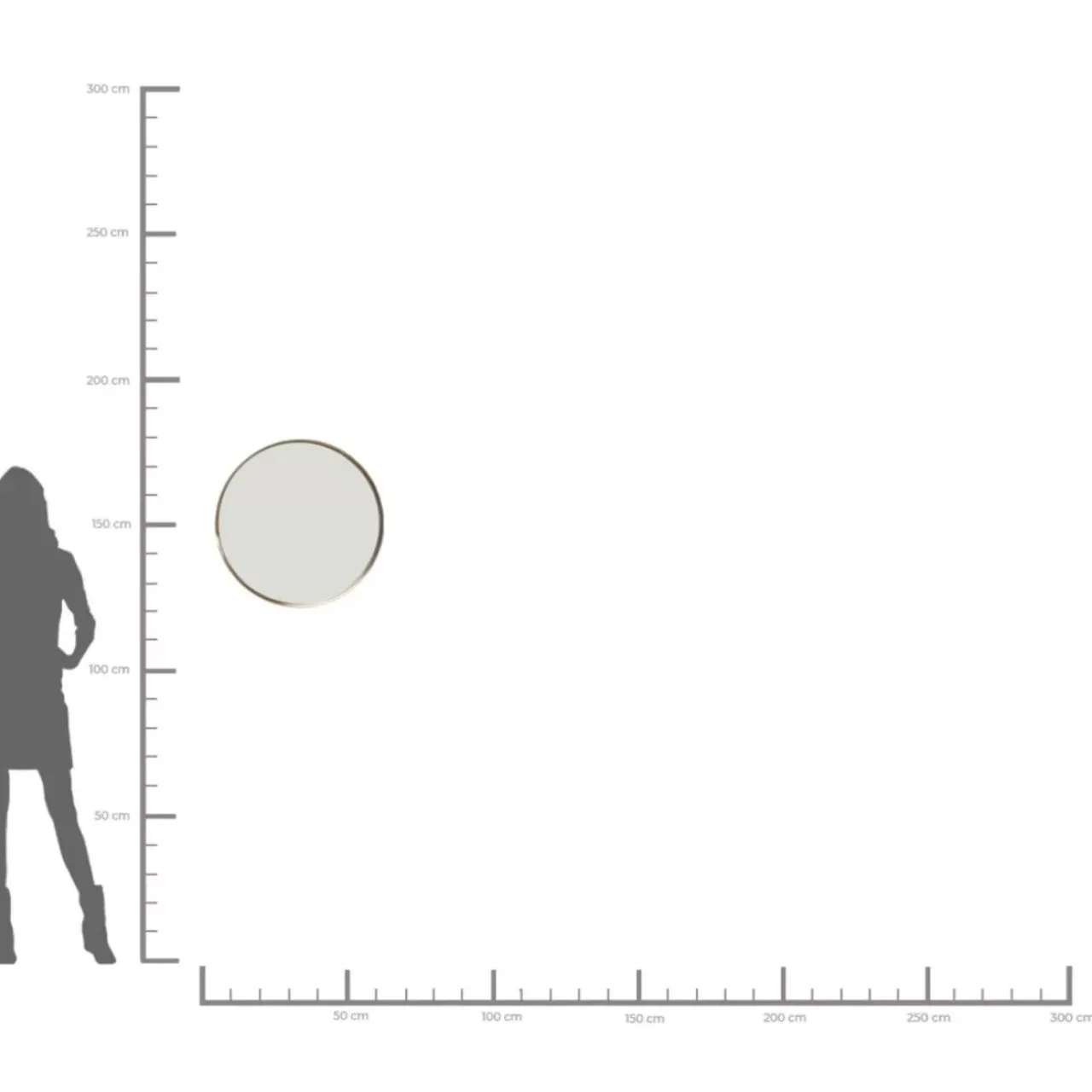 Spiegel|KARE Design Spiegel Curve Round Brass O60Cm