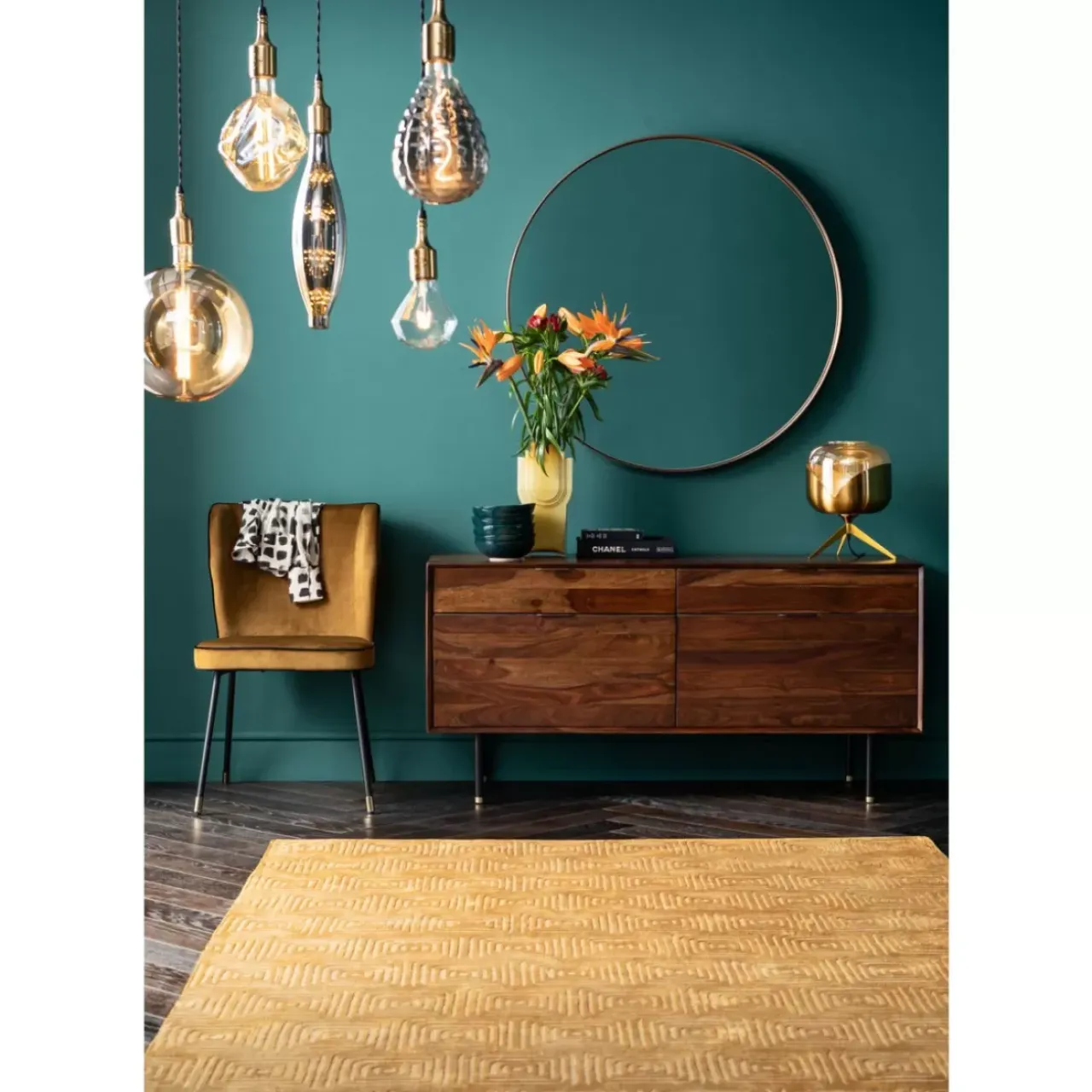 Spiegel|KARE Design Spiegel Curve Round Brass O100Cm