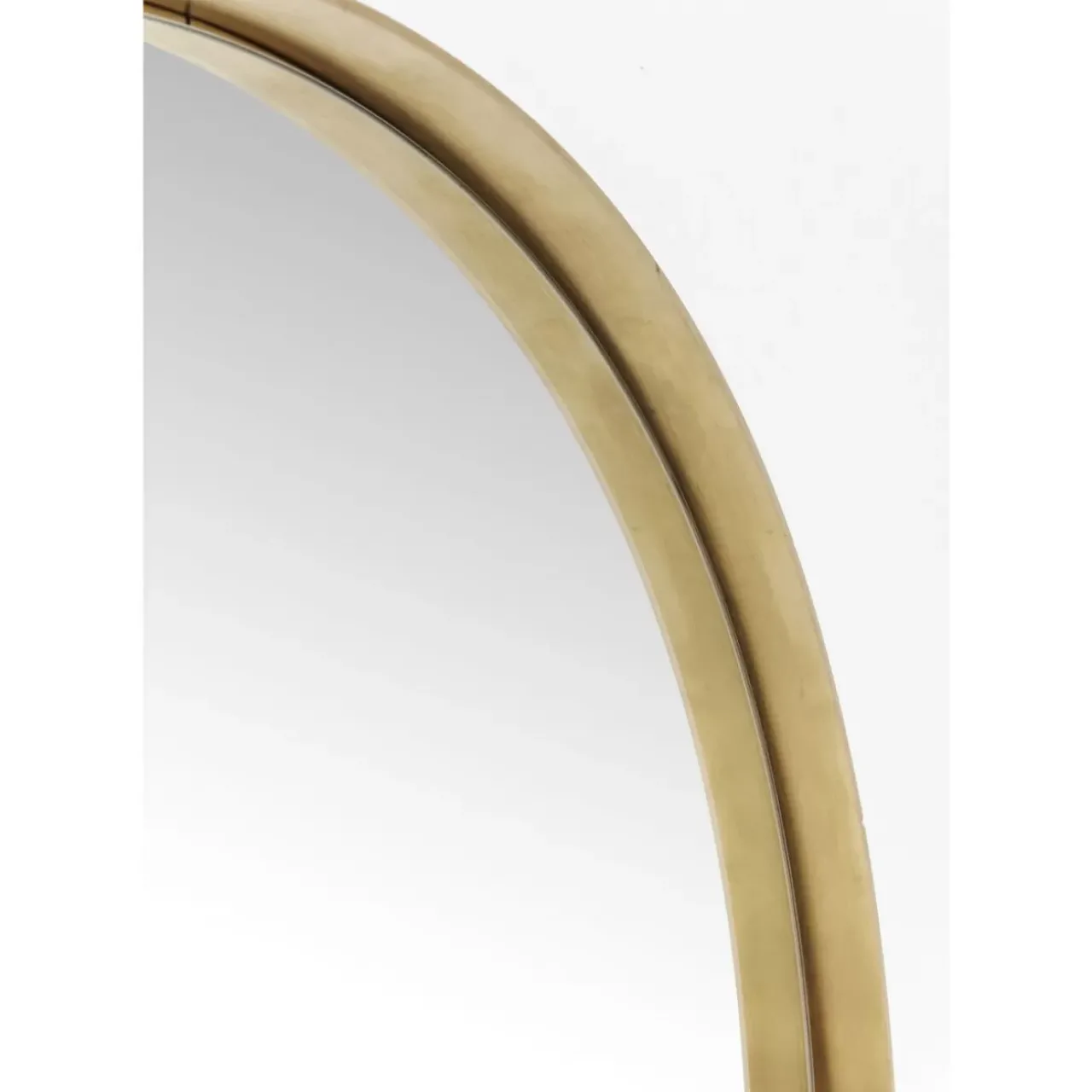 Spiegel|KARE Design Spiegel Curve Round Brass O100Cm