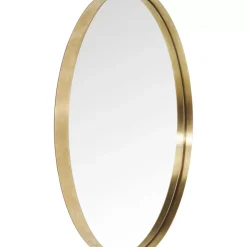 Spiegel|KARE Design Spiegel Curve Round Brass O100Cm