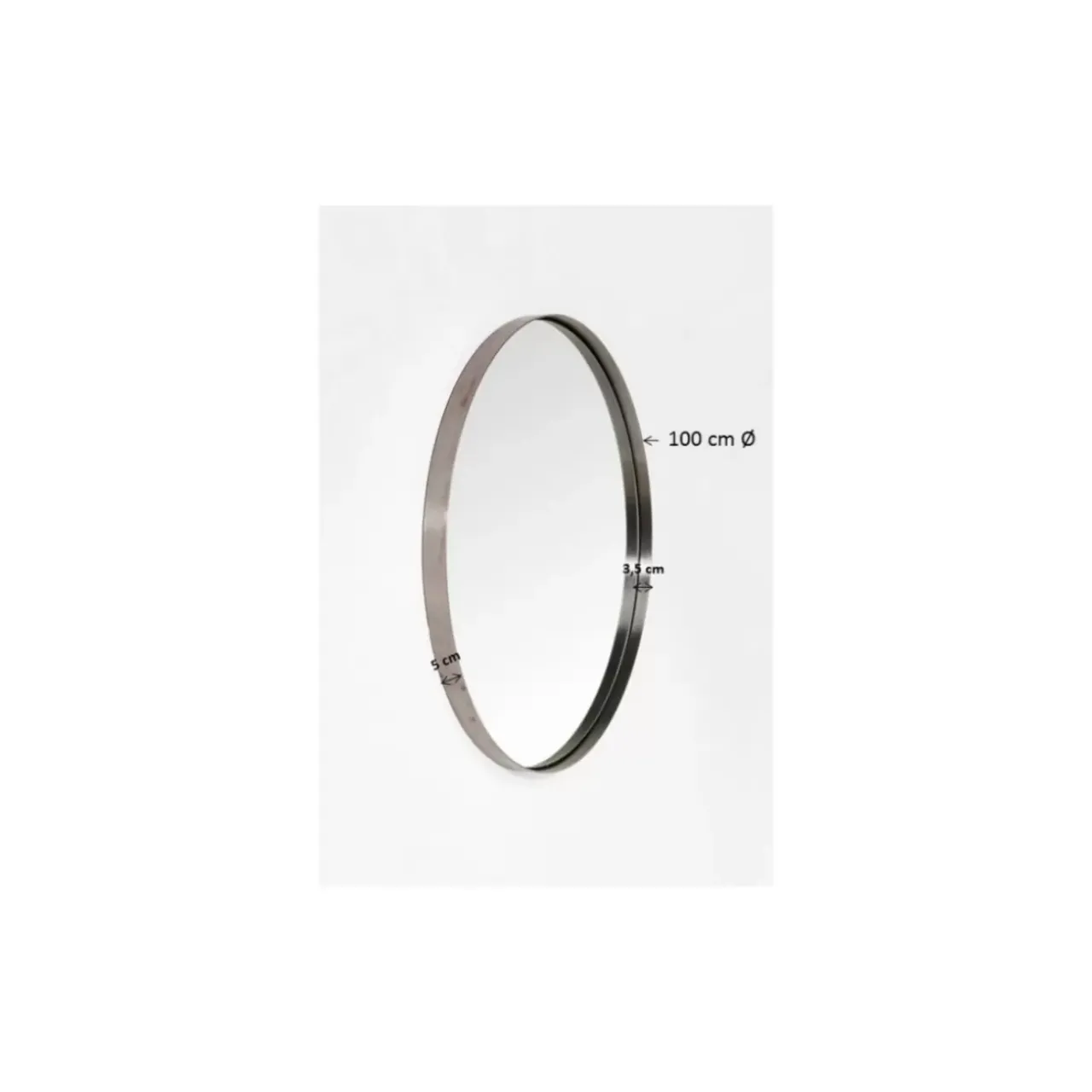 Spiegel|KARE Design Spiegel Curve Round Brass O100Cm