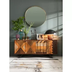 Spiegel|KARE Design Spiegel Curve Round Brass O100Cm